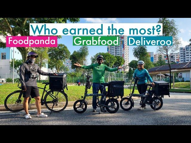 S4:EP12 How is Foodpanda vs GrabFood vs Deliveroo order & earnings? We finally got the answer!