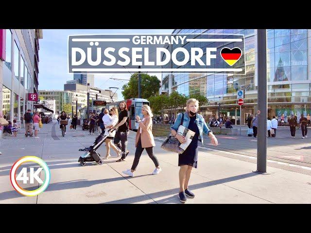  Düsseldorf, A Multicultural Paradise in Germany - 4K 60FPS Walking Tour