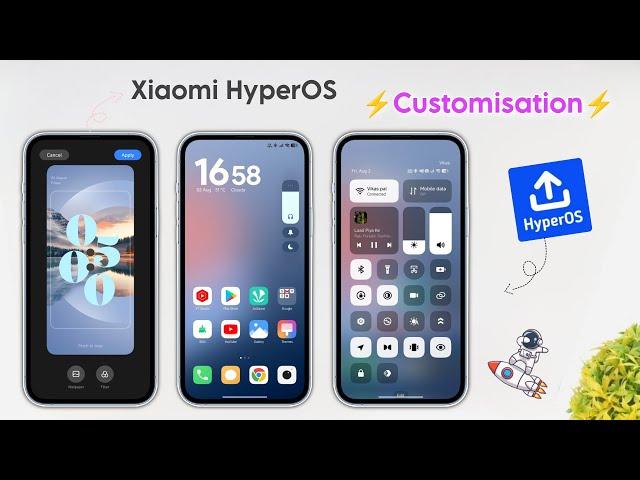 Xiaomi HyperOS Customisation Used By Xiaomi Themes  Look Like Pro Level Device | Advance Textures 