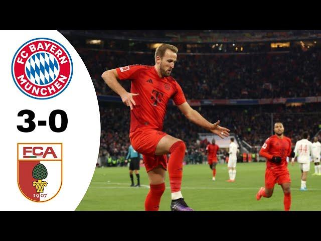 Bayern München 3-0 FC Augsburg Highlights | Bundesliga 2024/2025