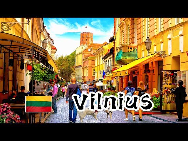 Vilnius | Capital of Lithuania | Europe’s largest Baroque city | Artistic | 4K walk