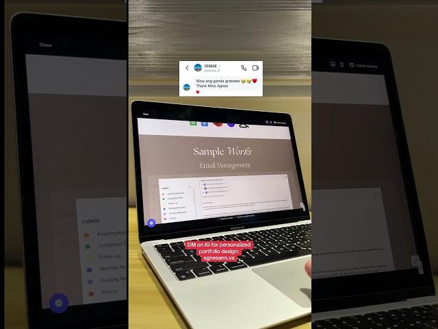 Portfolio revamped for an executive virtual assistant  #portfolio #virtualassistant