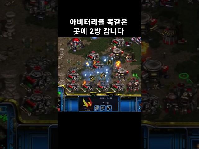 아비터리콜 똑같은 곳에 2방 갑니다 #래더 #프로토스 #스타크래프트 #빌드 #전략 #아비터리콜