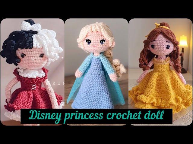 Which crochet Disney princess doll is your favorite? How to crochet doll