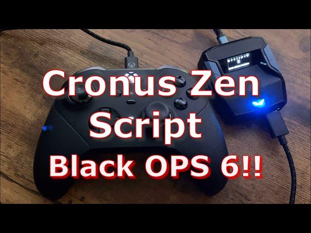 Cronus Zen Script Set Up video guide for COD Black Ops 6