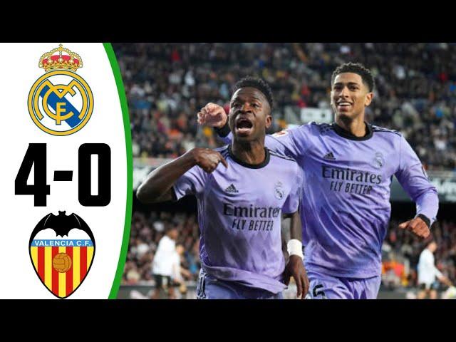 Real Madrid vs Valencia 4-0 Highlights • Hasil Bola Tadi Malam • Bola Tadi Malam