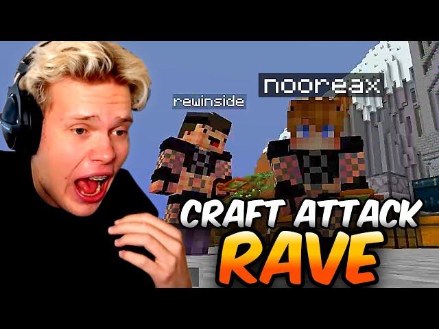 Erster RAVE in Craft Attack mit Rewi, Paluten und Papaplatte