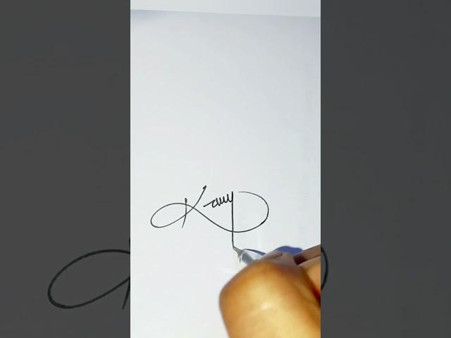 K letter signature style #your name signature #shorts #youtubeshorts