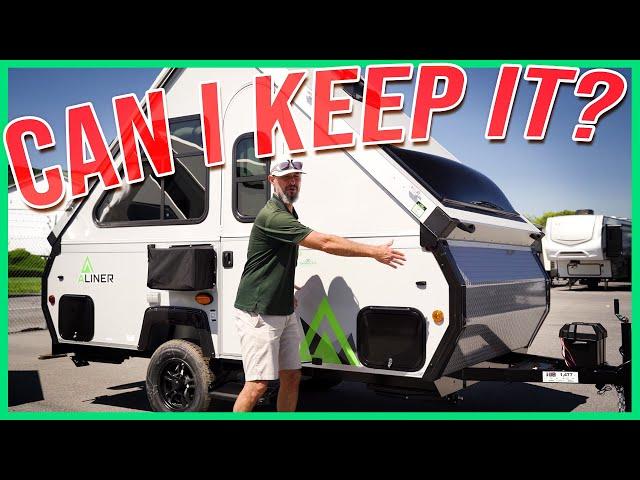 Can We Keep it!? 2025 Aliner Scout A-Frame Pop-Up Travel Trailer Tour | Beckley's RVs