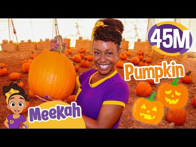 Meekah Visits the Pumpkin Patch  - Halloween Marathon | Blippi and Meekah Kids TV