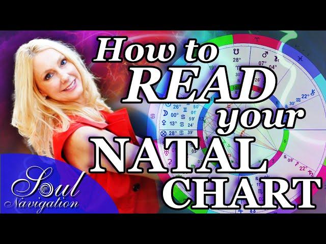 How to read your astrology chart! Step by Step Reading the Natal Chart!