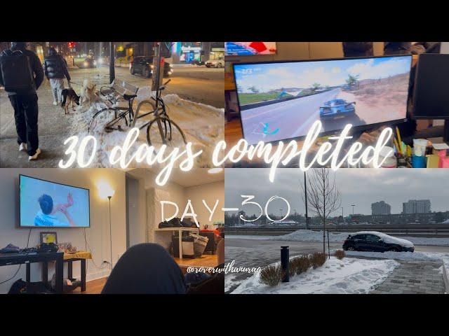 30 days of regular vlogging on youtube #day30 #dailyvlog #winter #challenge #indianvlogger #youtube