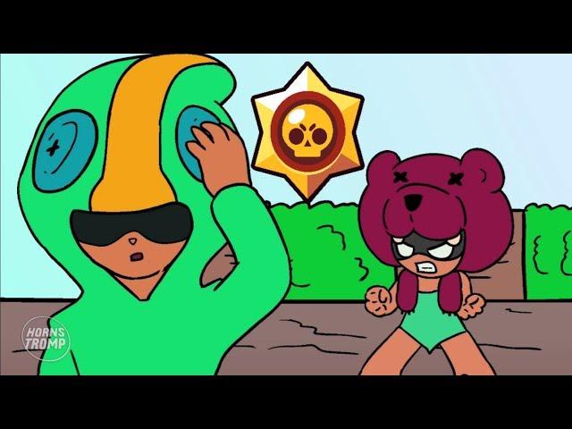 BRAWL STARS ANIMATION: NITA X LEON VS GENE (PARODY)