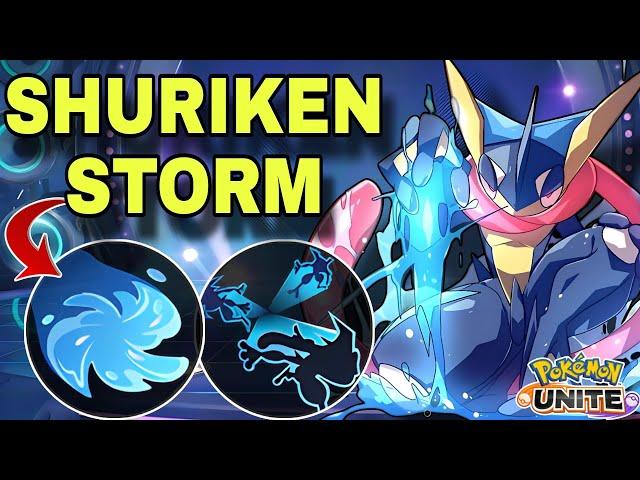 Destroy Your Opponents with Precision and Speed using Water Shuriken GRENINJA | Pokemon Unite