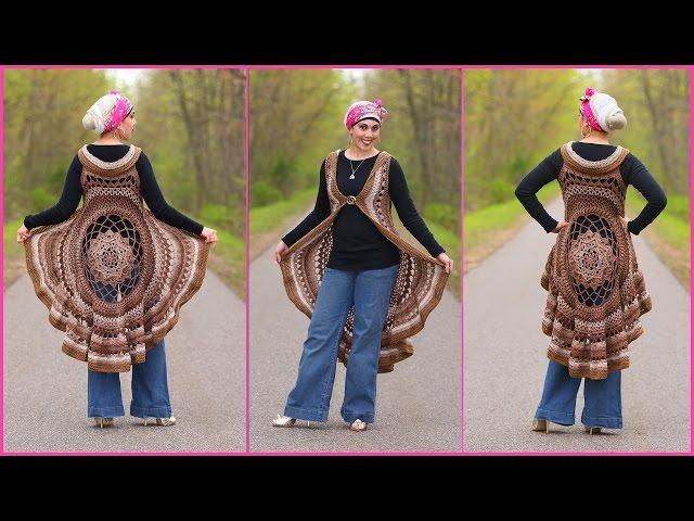 Crochet Tutorial: Spring Sun Mandala Vest