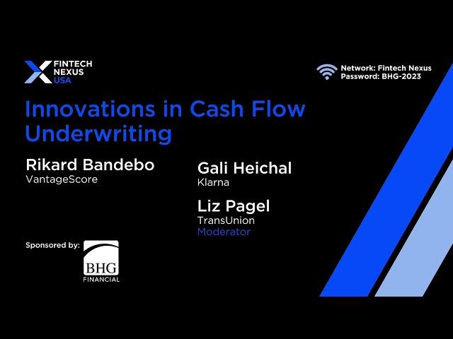 Innovations in Cash Flow Underwriting