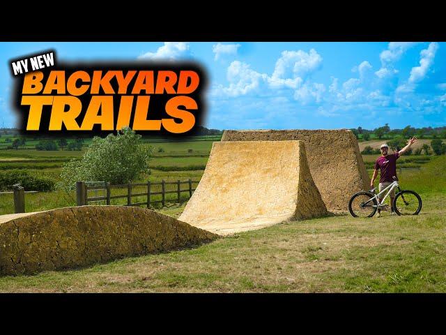 IT HAPPENED! MY NEW BACKYARD TRAILS ARE HUGE!!