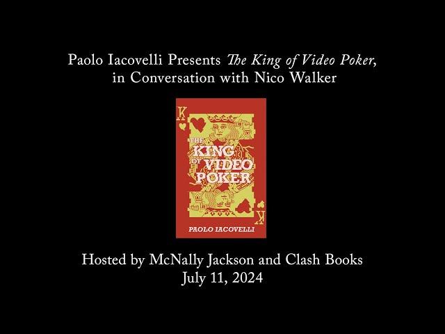 McNally Jackson Presents Paolo Iacovelli and Nico Walker