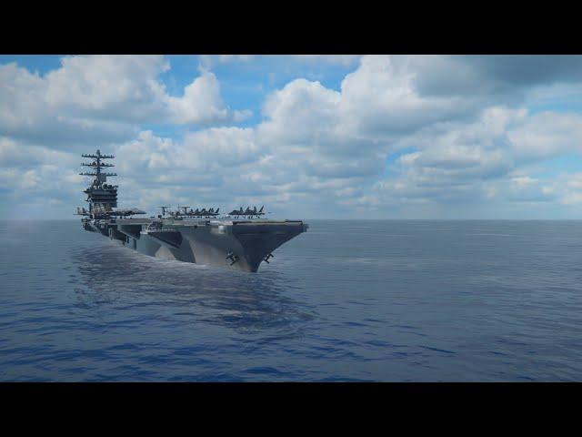 Test USS Nimitz (CVN-68) Gameplay + Epic Moment