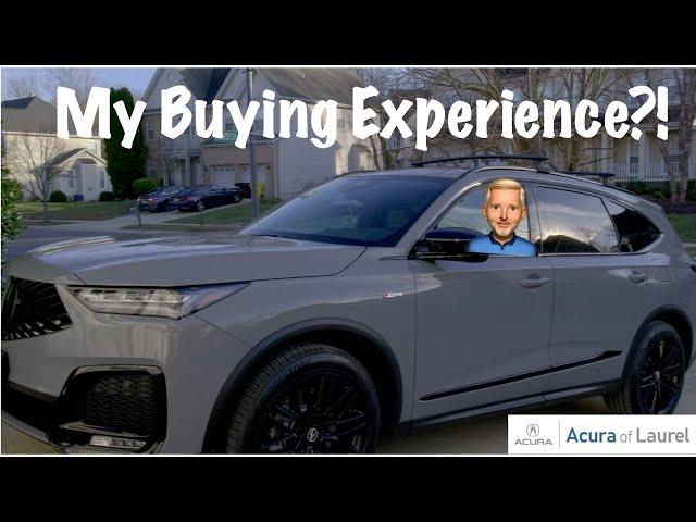 I bought a 2025 Acura MDX Advance A-Spec Urban Grey, my buying experience #acura #acuramdx #fujixm5