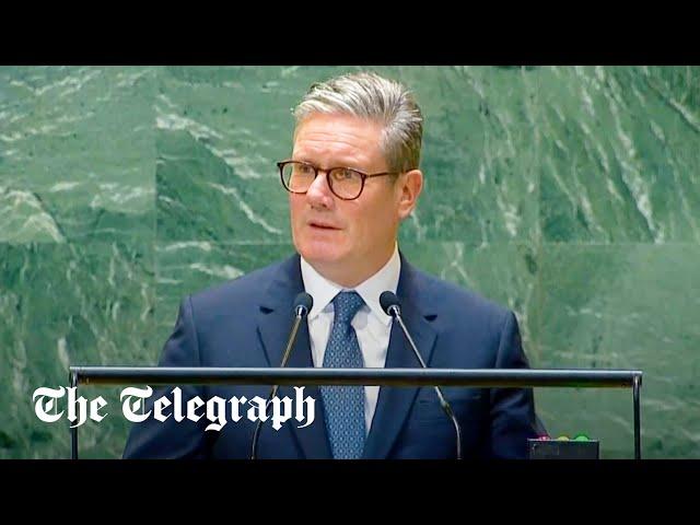 In full: Prime Minister Keir Starmer speaks at the UN General Assembly