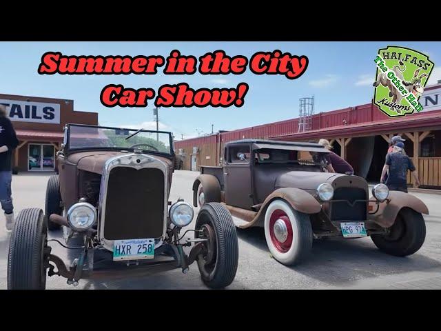 Brent and Karl cruise to Summer in the City Car Show!