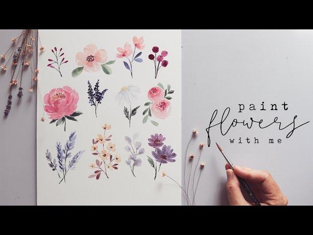 Every Watercolor Flower You'll Ever Need!