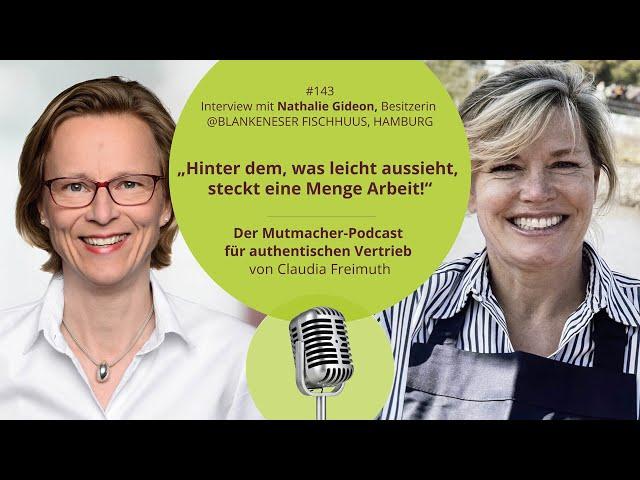 „Hinter dem, was leicht aussieht, steckt eine Menge Arbeit!“ Nathalie Gideon, Blankeneser Fischhuus