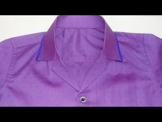 How to make coat collar in shirt