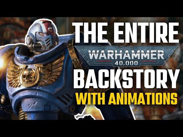 STORY AND LORE OF WARHAMMER 40K With ANIMATIONS | Every Faction Explained | The Whole Timeline