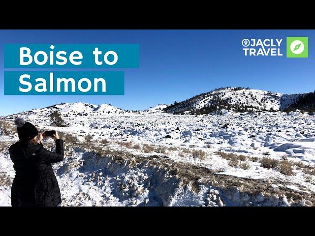 An Idaho Road Trip in Winter - Driving from Boise, Idaho to Salmon, Idaho [VLOG]