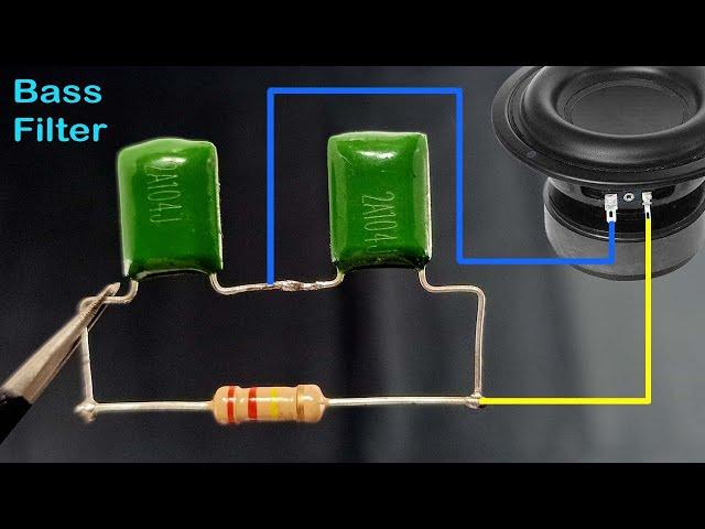 Simple & Powerful Heavy Bass Filter Circuit // You Can Make at Home // Low Pass Filter for Subwoofer