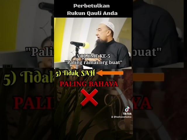 solat tidak sah walaupun solat sudah 40 tahun