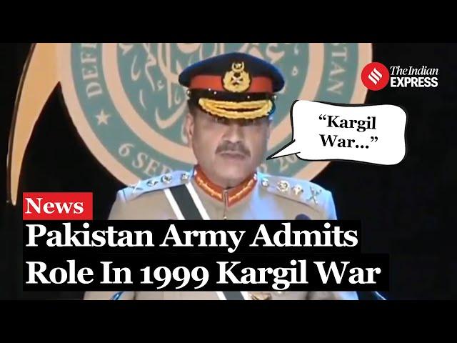 Pakistan Army Chief Munir: Gen Asim Munir admits Pakistan military’s involvement in Kargil conflict