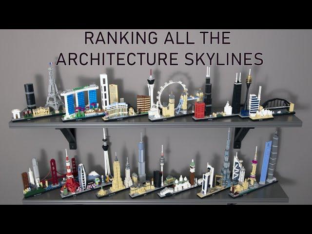 Ranking all 13 Lego Architecture Skylines from 2016 to 2022