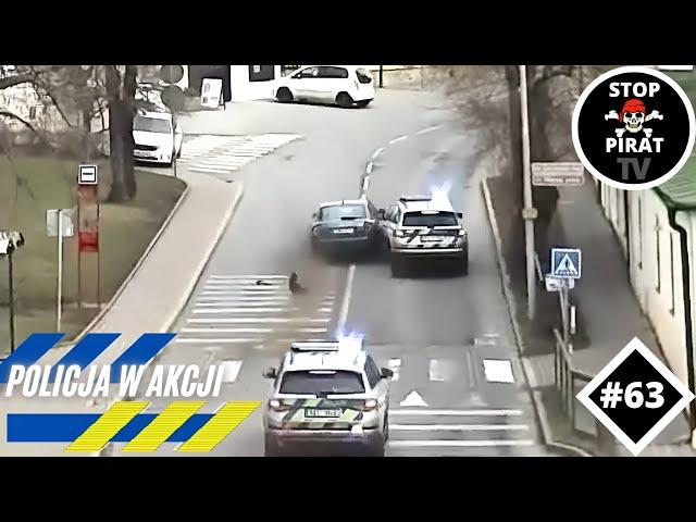 POLICJA W AKCJI #63 - Pirat drogowy vs. Manewr PIT, policyjne pościgi, szalony traktorzysta i inni