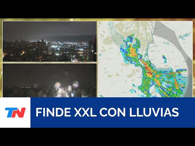 Alerta por tormentas en el AMBA