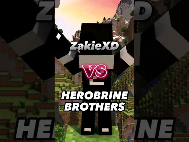 ZakieXD Vs All Herobrine Brothers ️ [ Close Eyes Edit ] #zakiexdgaming #shorts #closeeyes