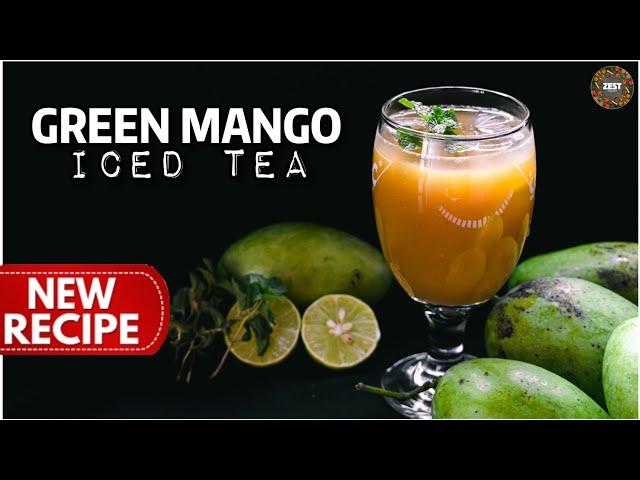 First Time in Youtube! Green Mango Iced Tea Recipe | Best Summer Refreshing Drink | Iced Tea Recipes