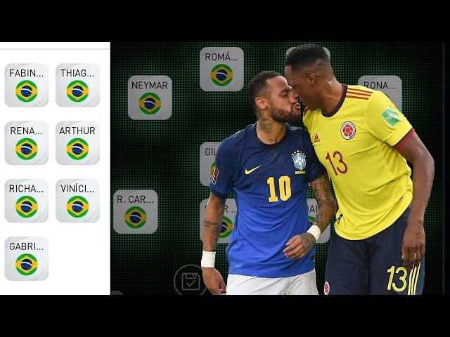 Efootball Pes Mobile 21  Android Gameplay | Matchday | Brazil