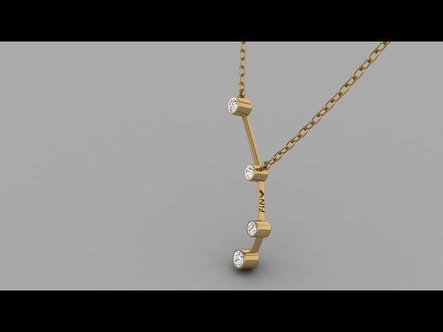Aries – Zodiac Constellation Celestial Jewelry Necklace for Juniors