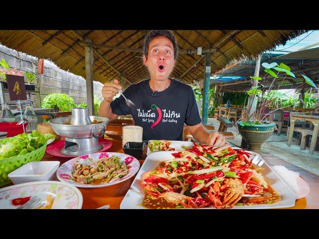 50 Chilies Papaya Salad!! SPICY THAI FOOD in Thailand! | Khon Kaen (ขอนแก่น)