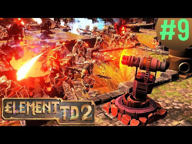 Element TD 2 Hard Wave 55+ Multiplayer Gameplay #9 (No Commentary) PC