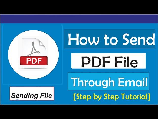 How to Send a pdf File Through Email