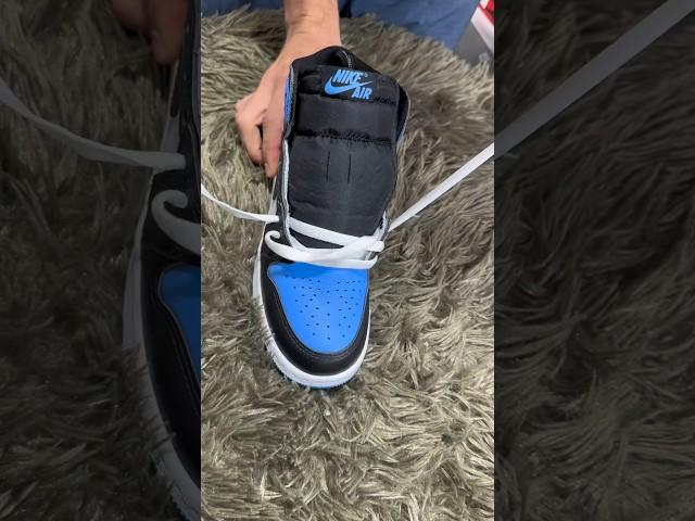 Jordan 1 UNC Toe Best Lace Style Tutorial !!!