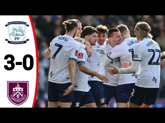 Preston vs Burnley (3-0) All Goals and Extended Highlights