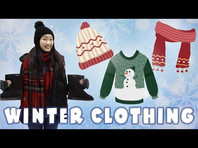 Winter Clothing: Let’s Get Dressed! | Vocabulary for Kids | Children's English Activity | 어린이 영어 수업