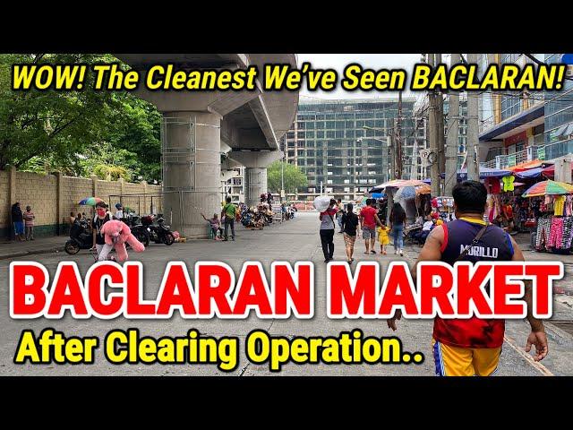 BACLARAN MARKET After Massive Clearing Operation | Cleanest We’ve Seen of Baclaran | Pasay-Parañaque