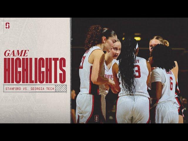 Highlights: Stanford Women's Basketball vs. Georgia Tech (3/2/25)