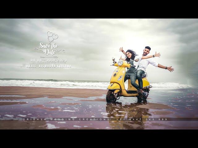 Save The Date_ 2020 _ Akhil & Aiswarya krishna Covered By drishya wedding creations